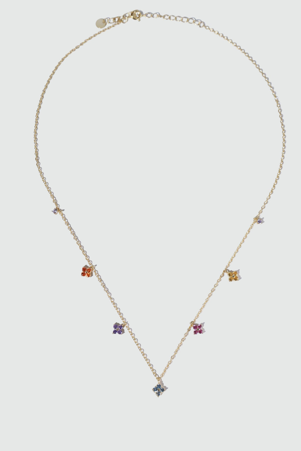 18K Gold Vermeil Color Petal Necklace