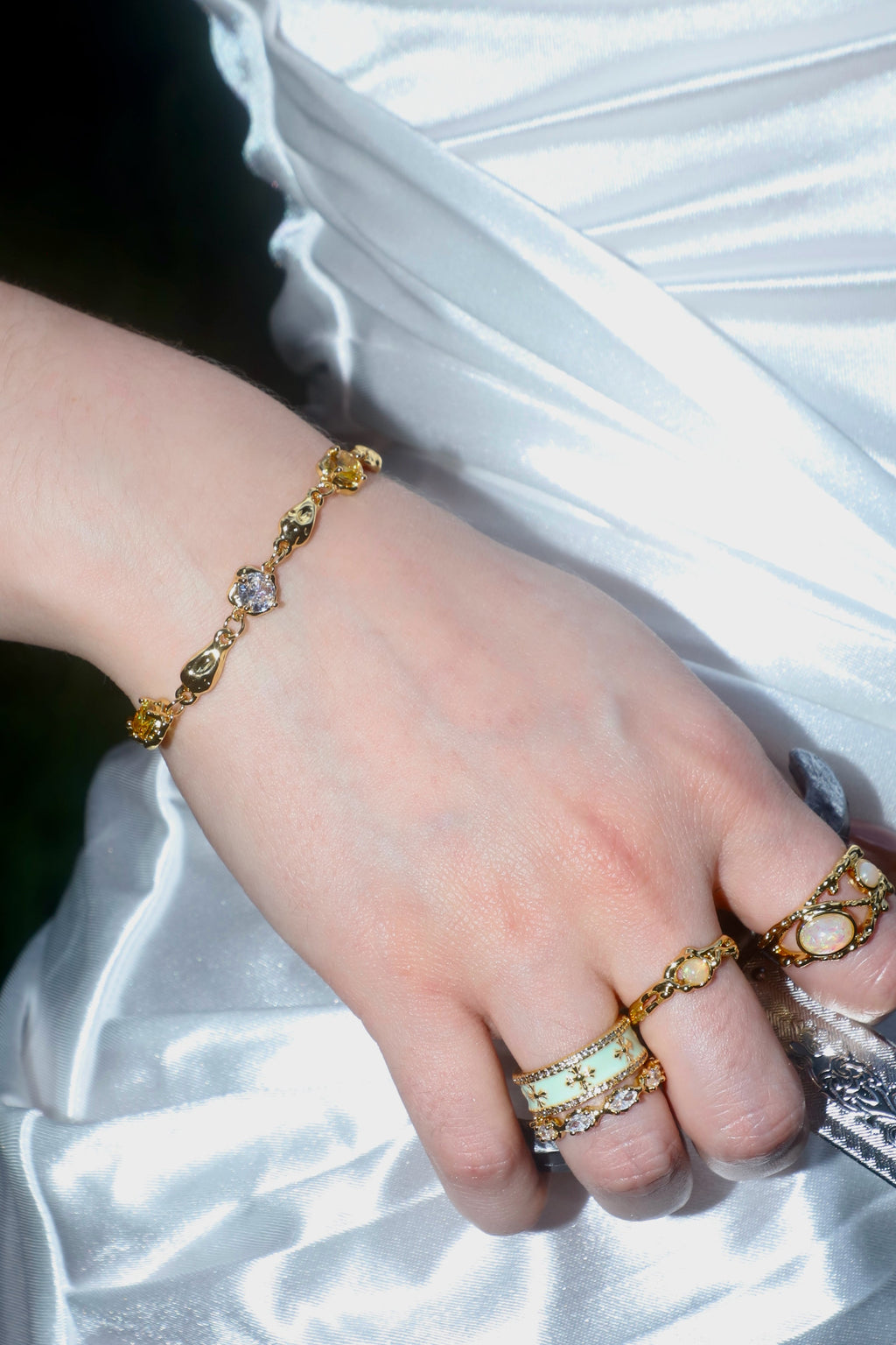 20K Real Gold Plated Cross Crown Ring