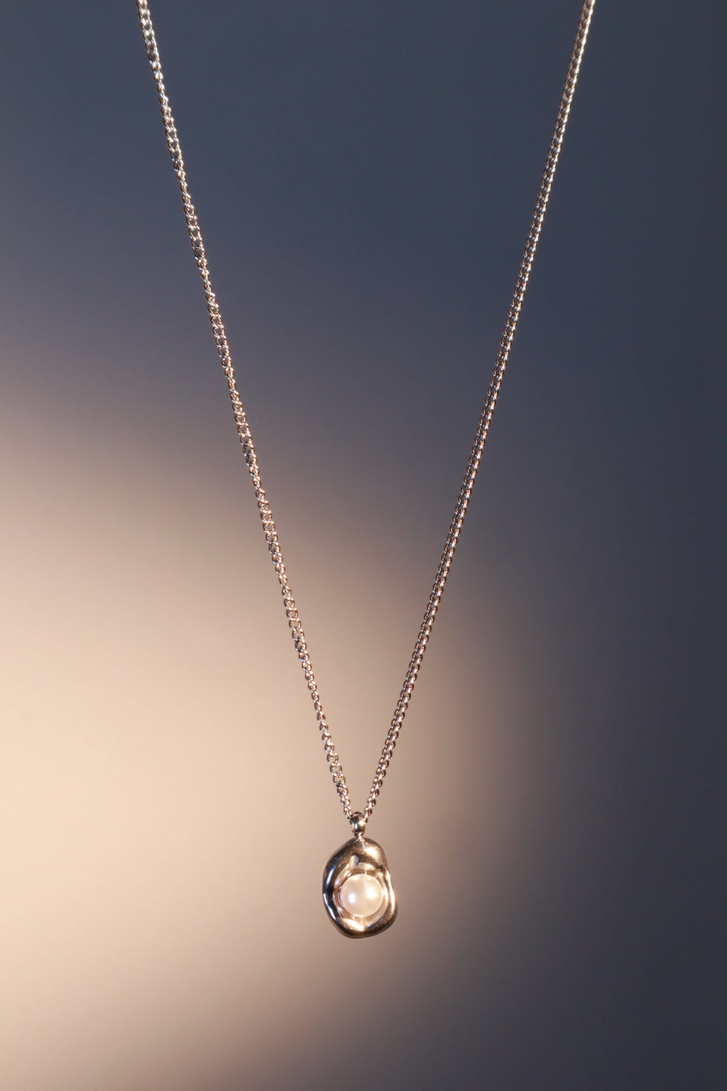 Stainless Steel Pearl Shell Necklace