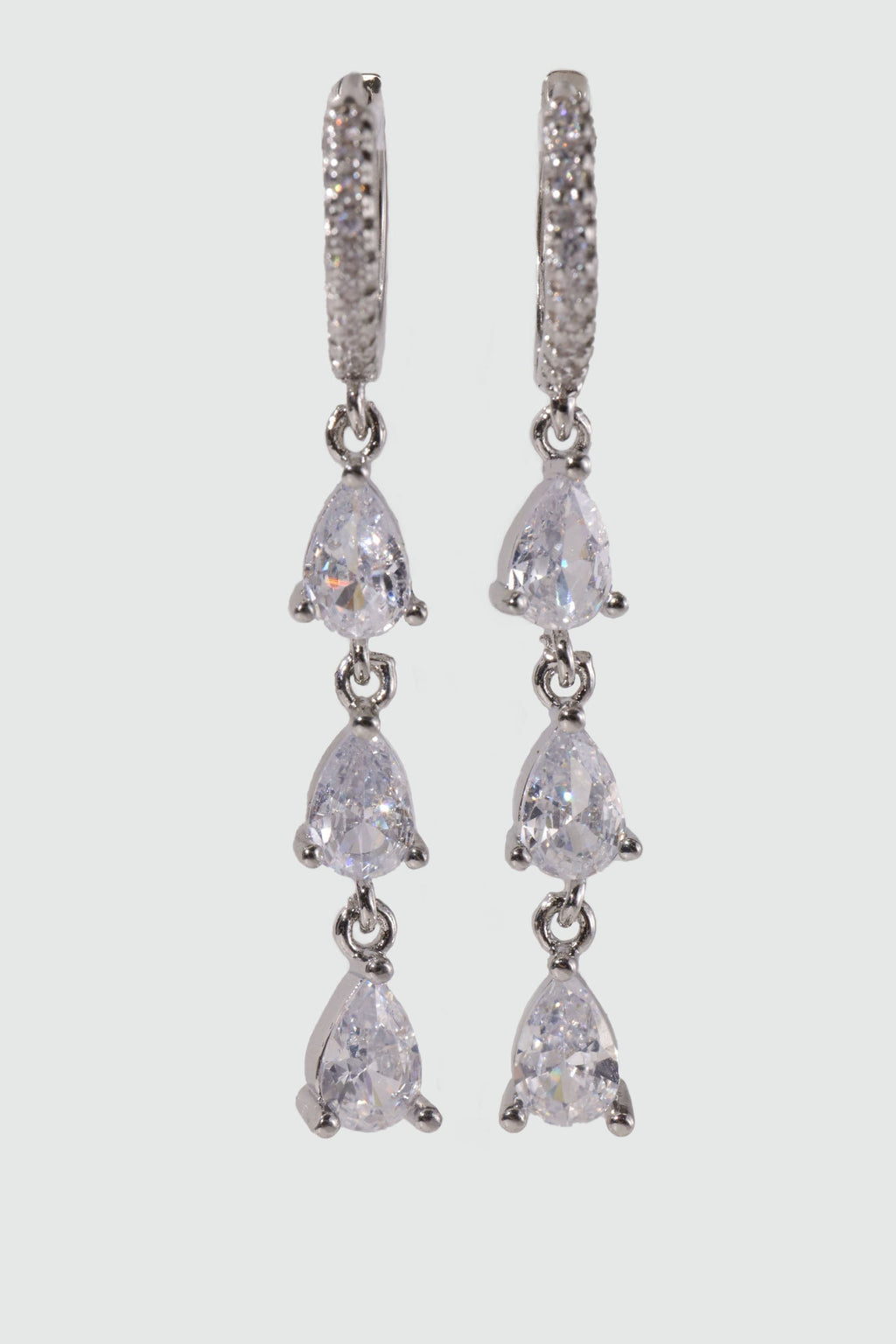 3 in 1 Water Drop Earrings