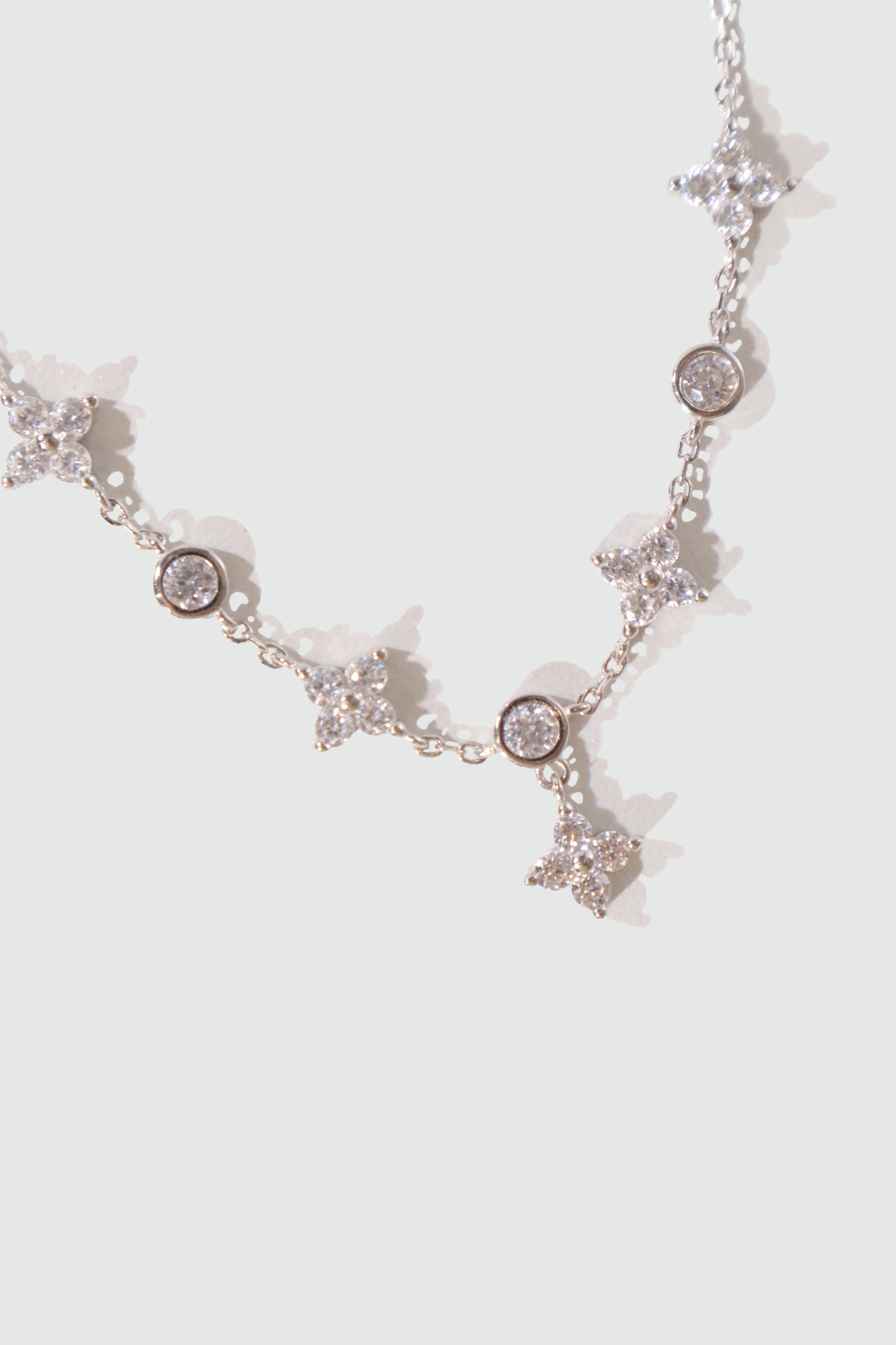 925 Sterling Silver Multi Starlight Petal Bracelet
