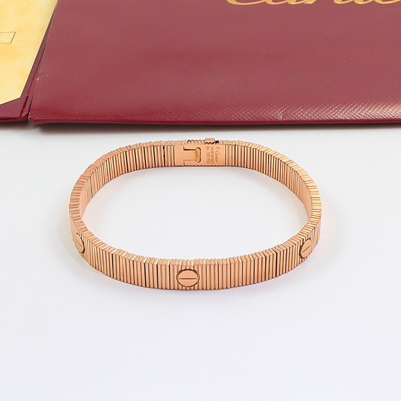 CAB58 316L steel and gold plated jewelry Fashion couple bracelet  for men and women