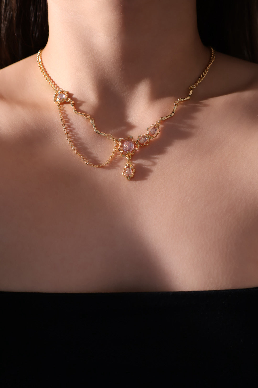 Enchanted Pink Starlight Necklace Bundle