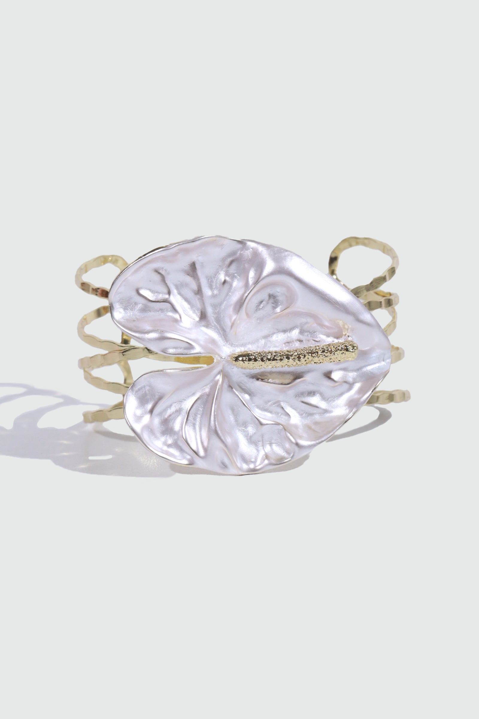 Enamel Tulip Bangle Bracelet