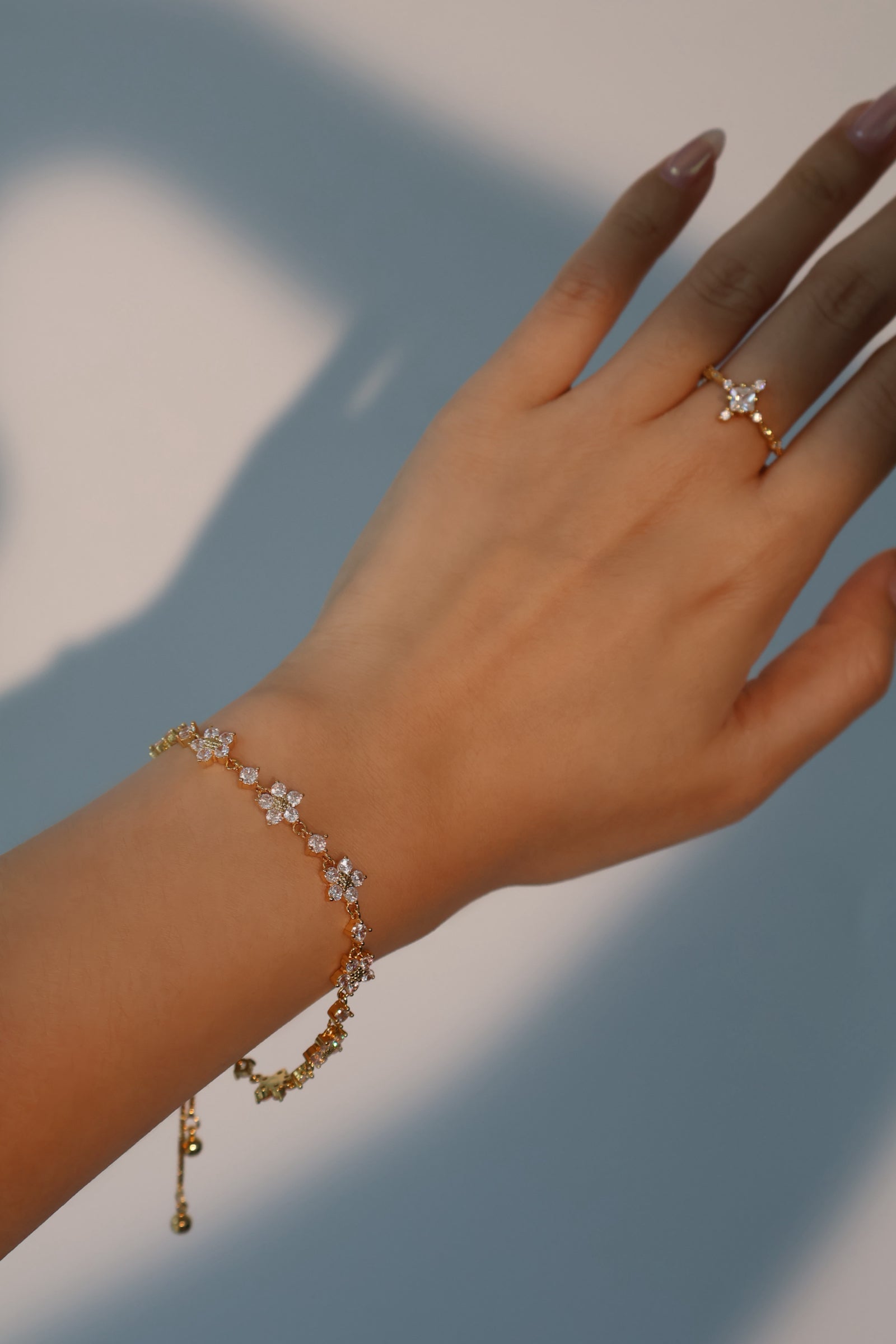 18K Real Gold Plated Starlight Bloom Bracelet