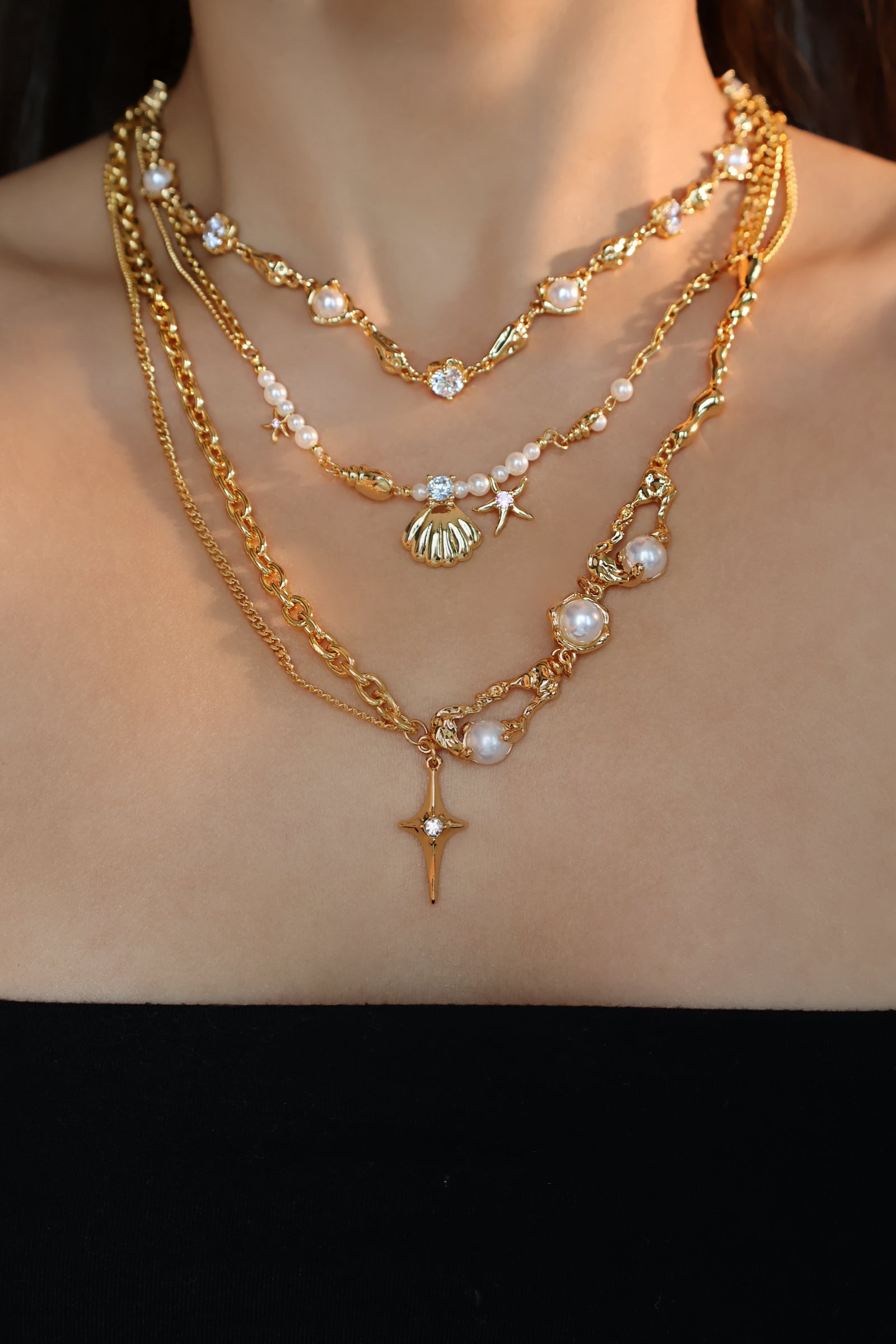 Sea Shell Necklace Bundle