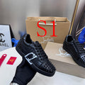 MCLS11 Women 35-40 and Men 40-45 Leather Shoes With Box