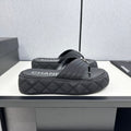 MBCS15 Leather Slippers Size 35-40 Shoes with Box